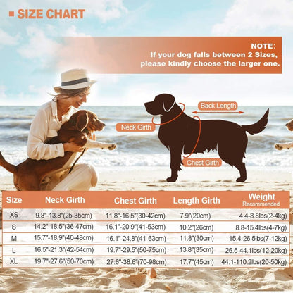 Shark Life Jackets for Dogs, Adjustable Ripstop Dog Life Vest for Water Safety Pet Lifes Vest with Rescue Handle Safety Vests for Swimming Pool Beach Boating, (L,Grey)